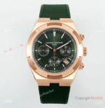 8F Factory Vacheron Constantin Overseas Chrono 42.5mm Rose Gold Green Dial